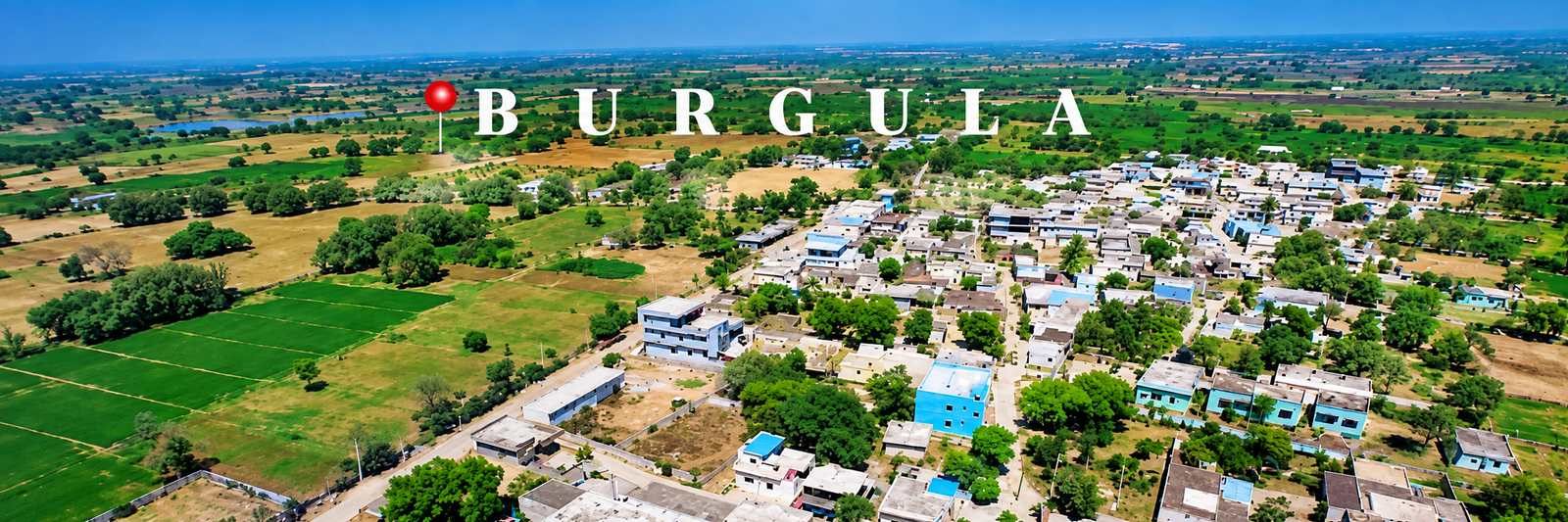 Burgula Village Aerial Panorama